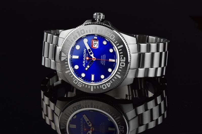 ARAGON Divemaster III Blue Automatic 45mm Steel