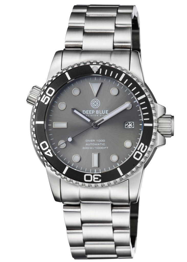 Deep Blue Diver 1000 Black-Grey-Steel