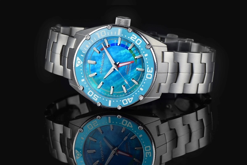 ARAGON Virtuoso Ti NE57 Blue MOP 50mm