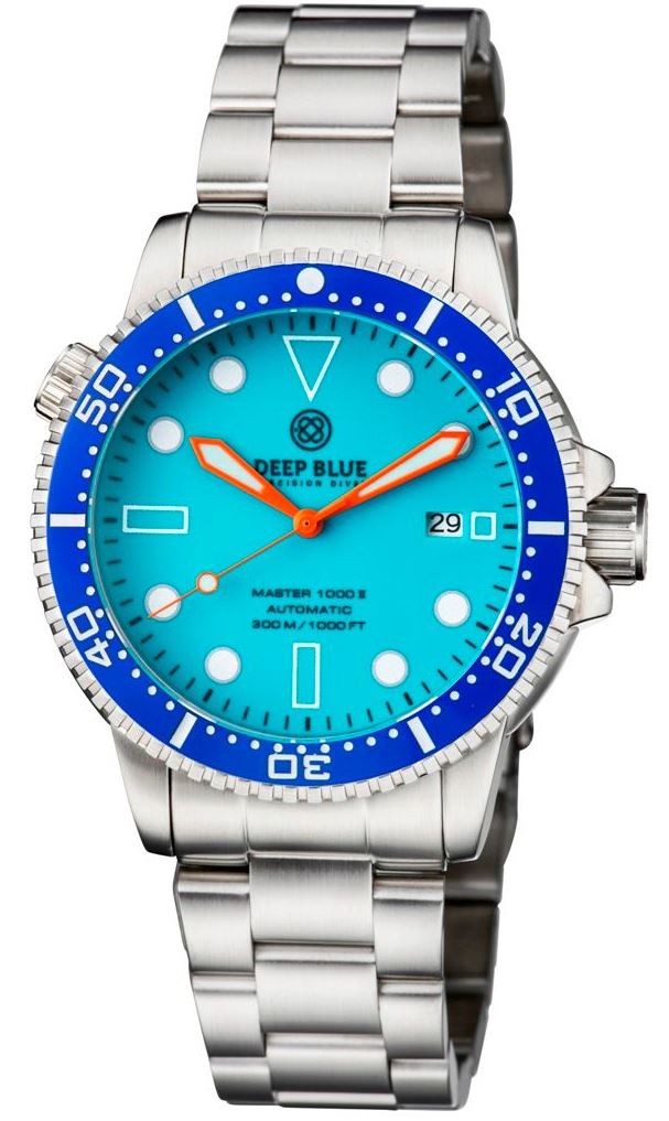 Deep Blue Master 1000 II Blue Full Lume Steel