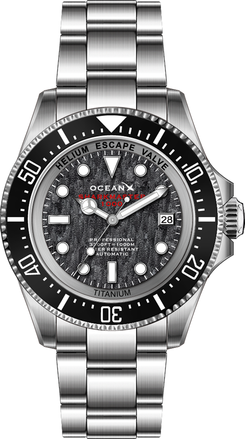 OceanX Sharkmaster 1000 44mm Titanium Grey Automatic Limited Edition