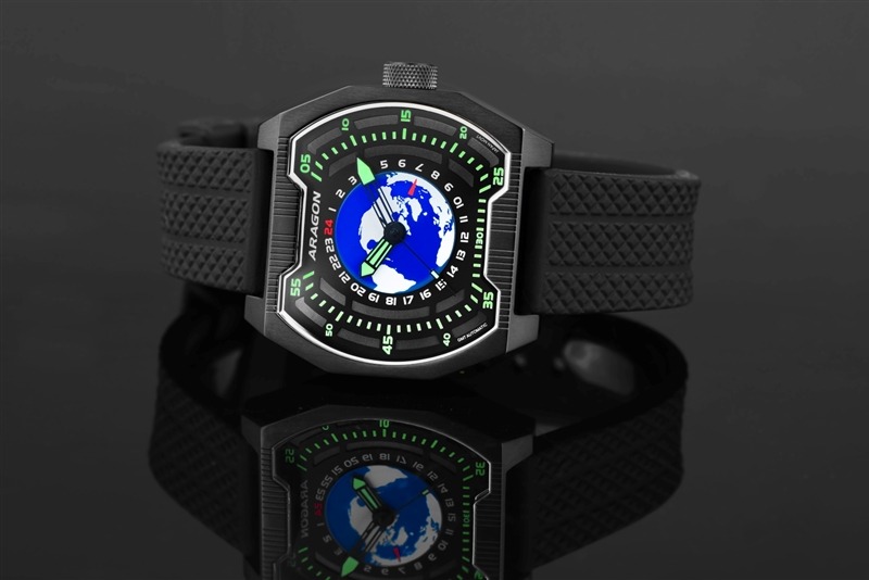 ARAGON Concept S GMT NH34 Black-IP 47mm