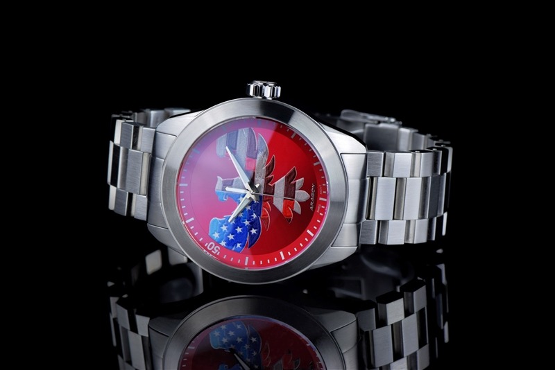 ARAGON Antigravity Eagle Swiss R150 Automatic Red 42mm