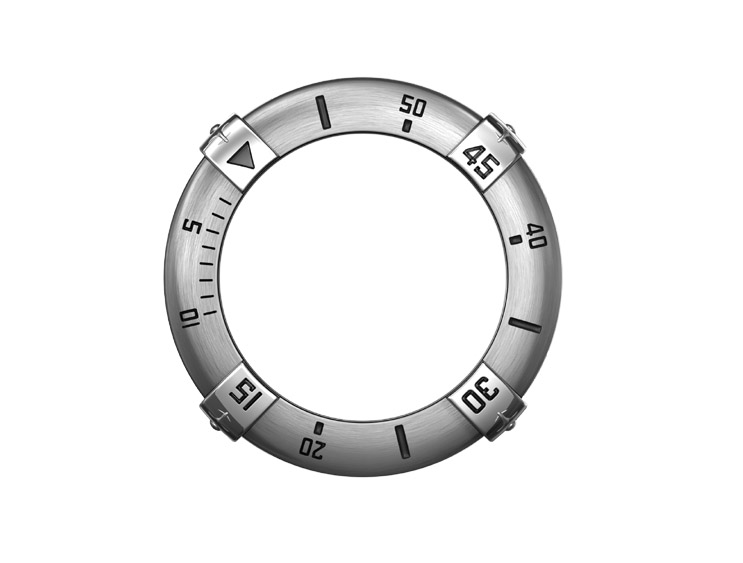 Navitec TCA-Edelstahl-Lünette