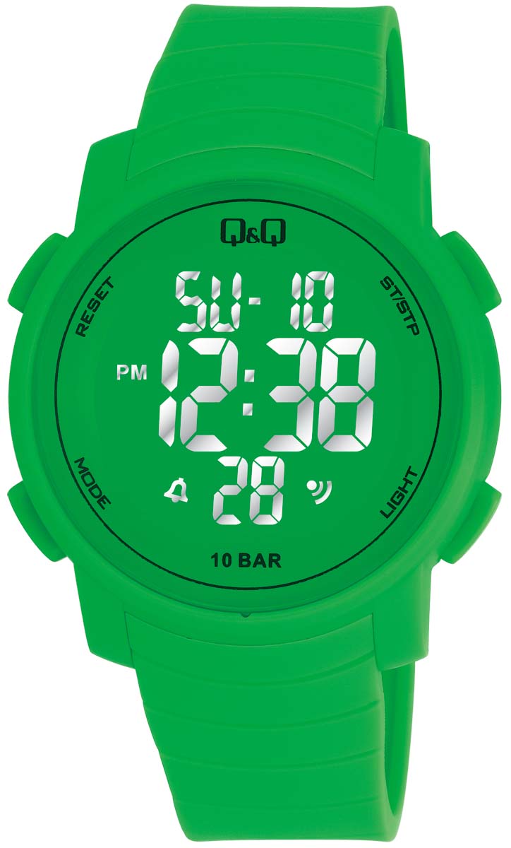 Q&Q Chrono M122J007Y Unisex Grün Armbanduhr