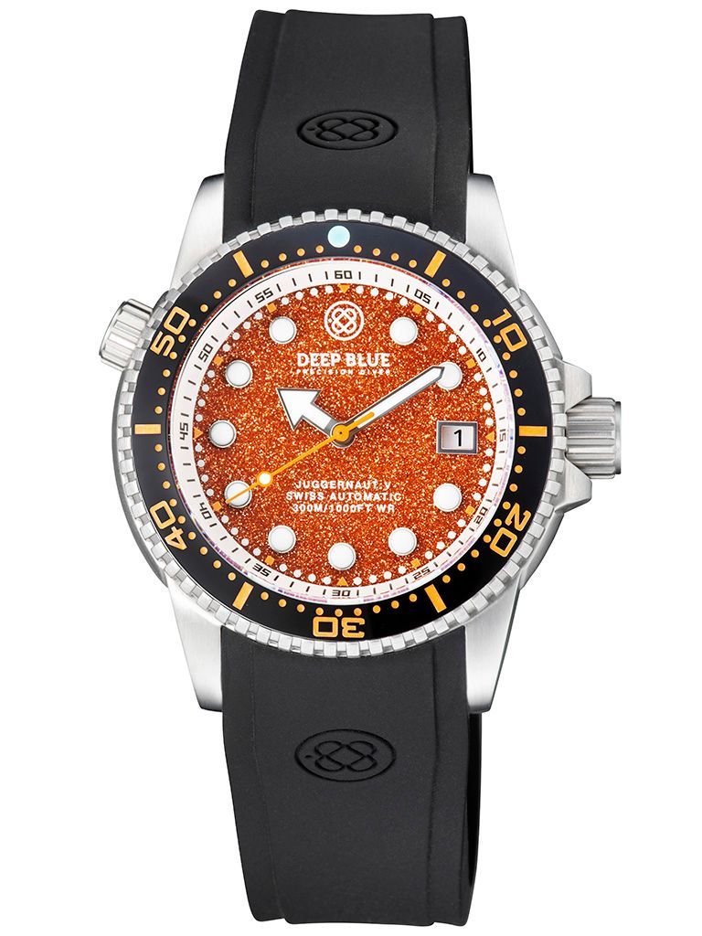 Deep Blue Juggernaut V Orange Sandstone 40mm