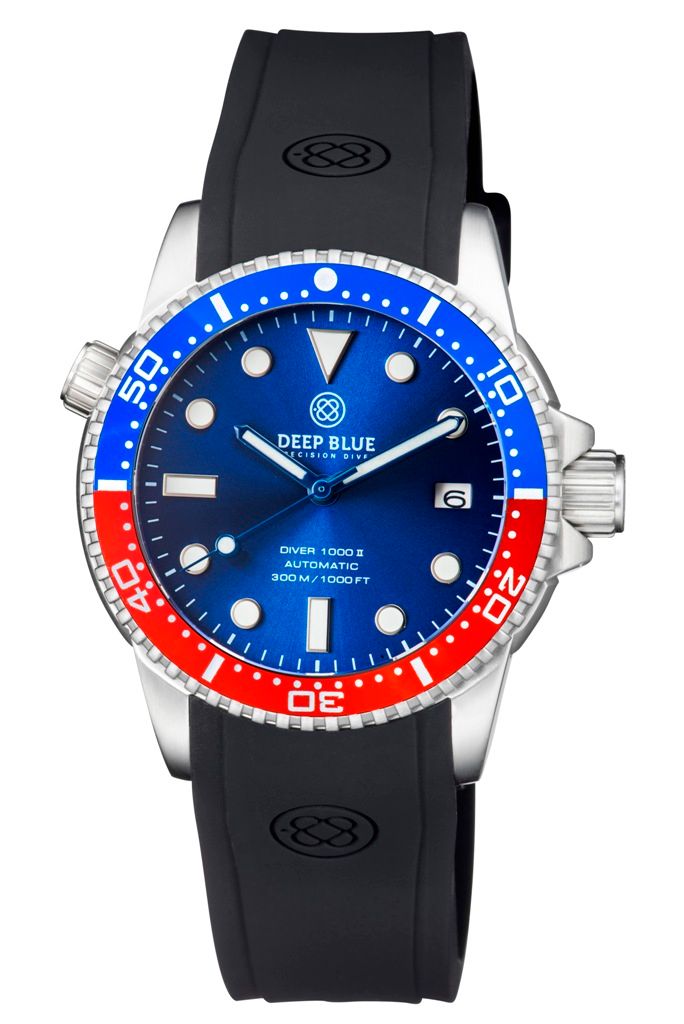 Deep Blue Diver 1000 II Blue-Red-Blue-Blue