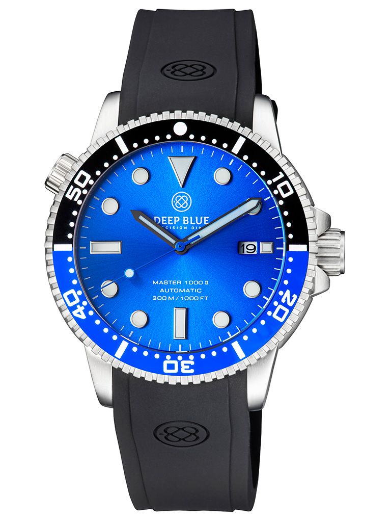 Deep Blue Master 1000 II Black-Blue-Blue