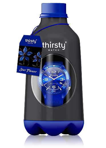 Thirsty Armbanduhr Silikon Star Flower