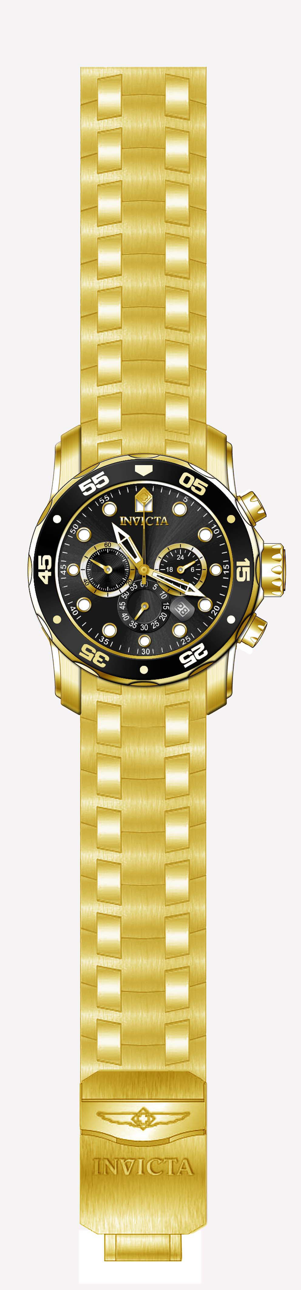 Invicta 0072 Edelstahlarmband