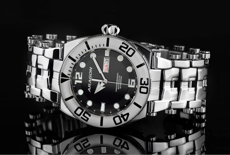 ARAGON Milipede 48mm Automatic Black