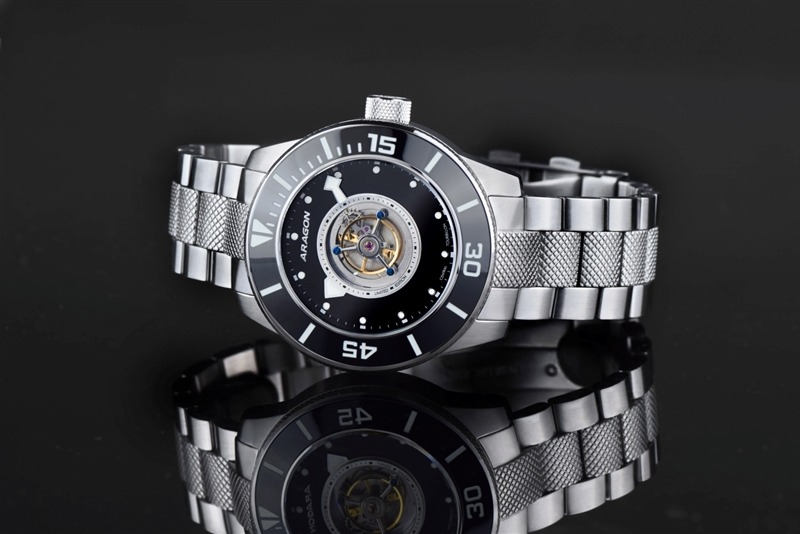 ARAGON Divemaster Tourbillon Black 45mm Limited Edition