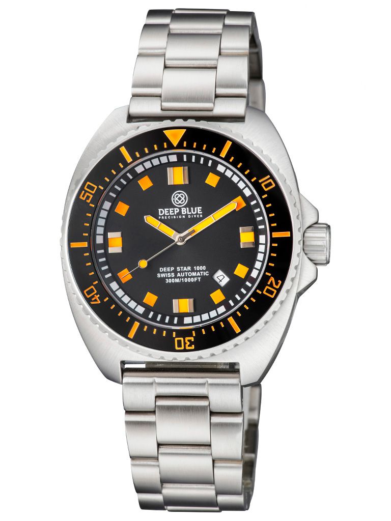 Deep Blue Star 1000 Black-Orange-Orange Swiss Vintage