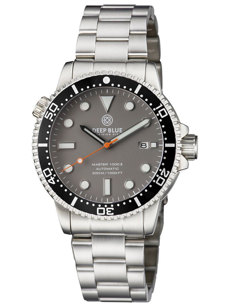 Deep Blue Master 1000 II Black-Grey Matt Steel