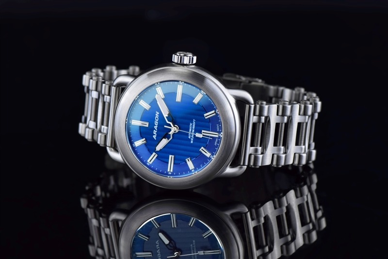 ARAGON Millipede EVO NH35 Automatic Blue 50mm
