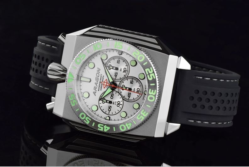 ARAGON Concept S White Chrono 48mm