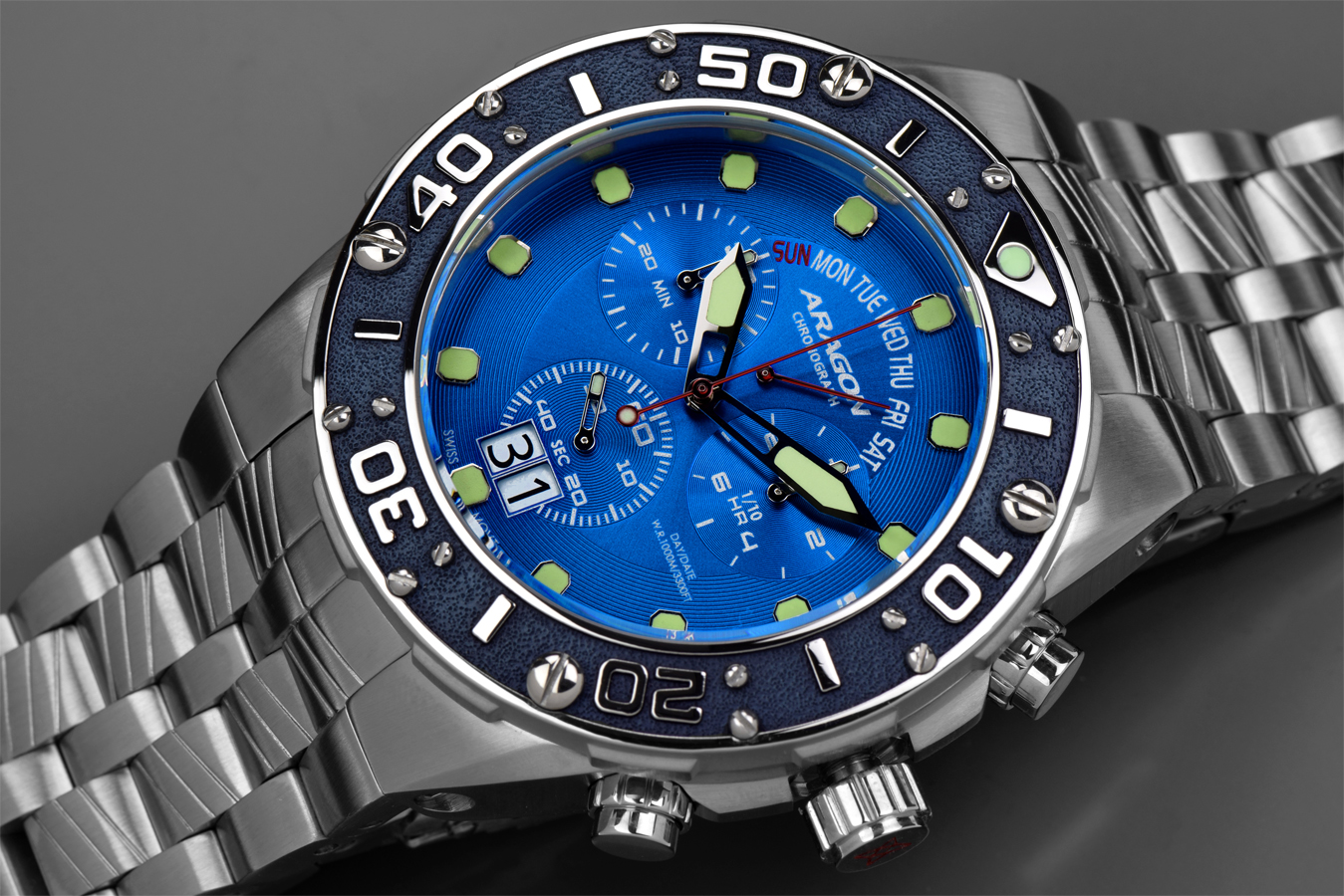 ARAGON Enforcer Chronograph 1000 Blue