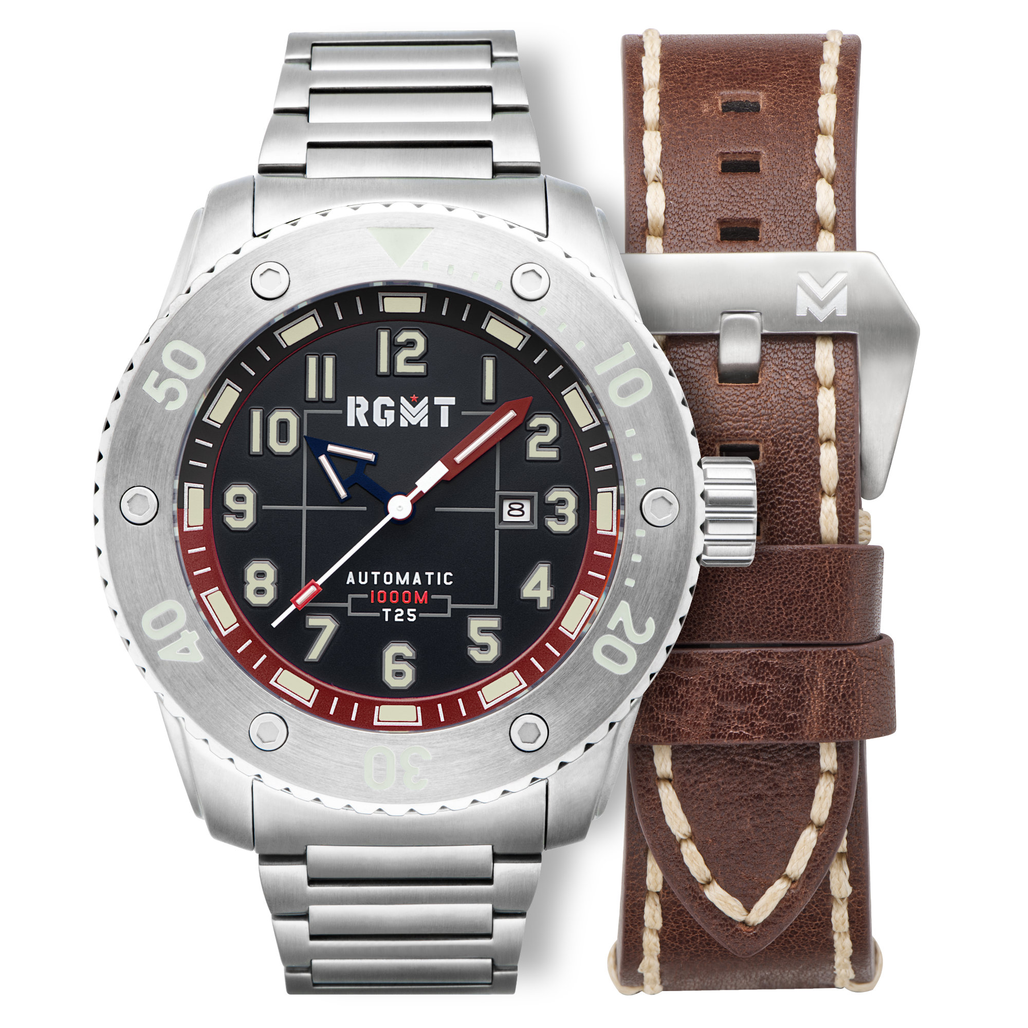 RGMT All-Brite Tritium Grease Black 54mm Automatic Set