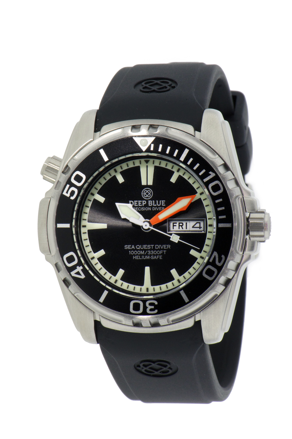 Deep Blue Sea Quest 1000m Quartz Black