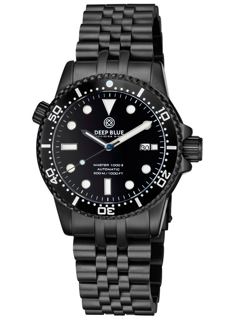 Deep Blue Master 1000 II Black-Blue PVD Steel