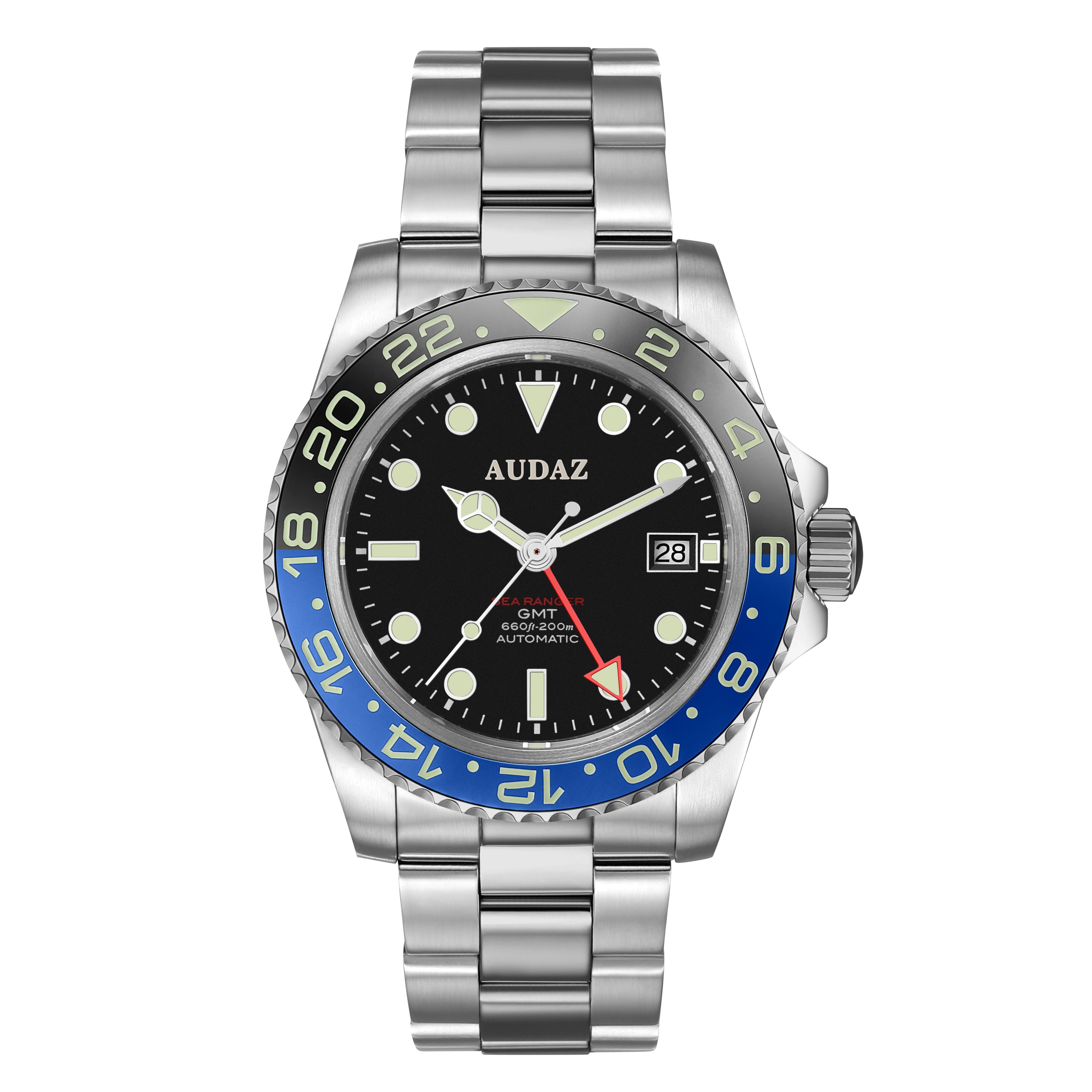 Audaz Sea Ranger GMT Black-Blue 42mm Automatic