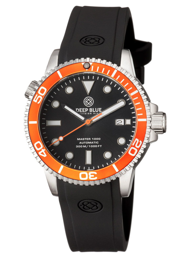 Deep Blue Master 1000 Black-Orange