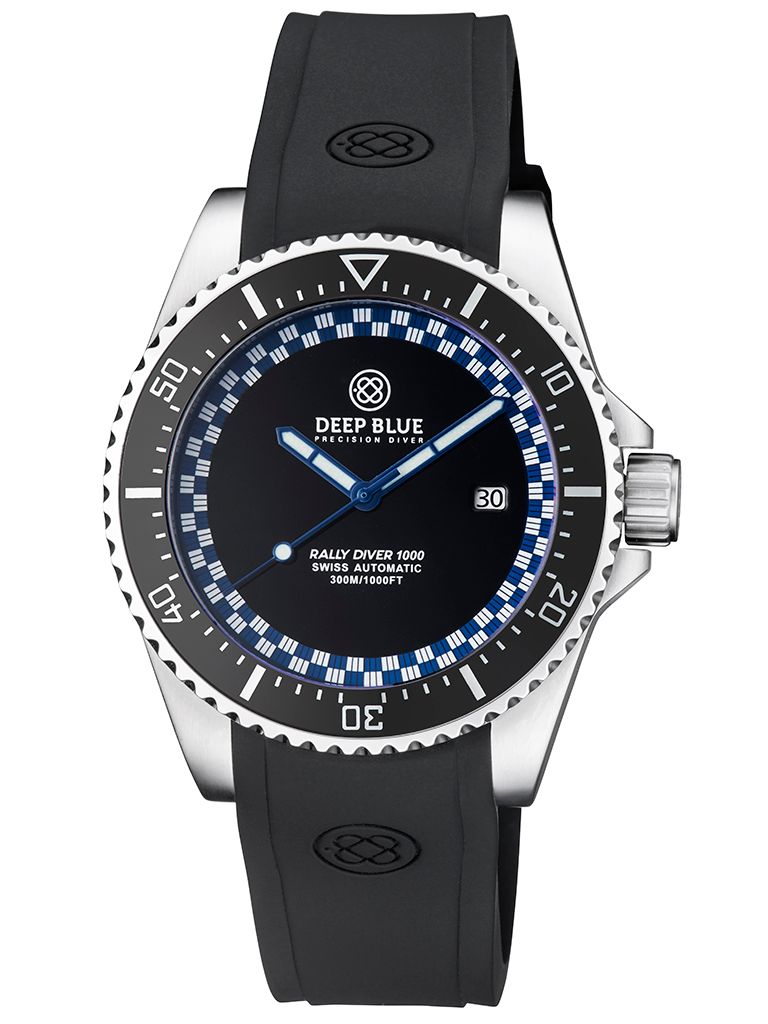 Deep Blue Rally Diver 1000 Dark Blue Swiss Automatic