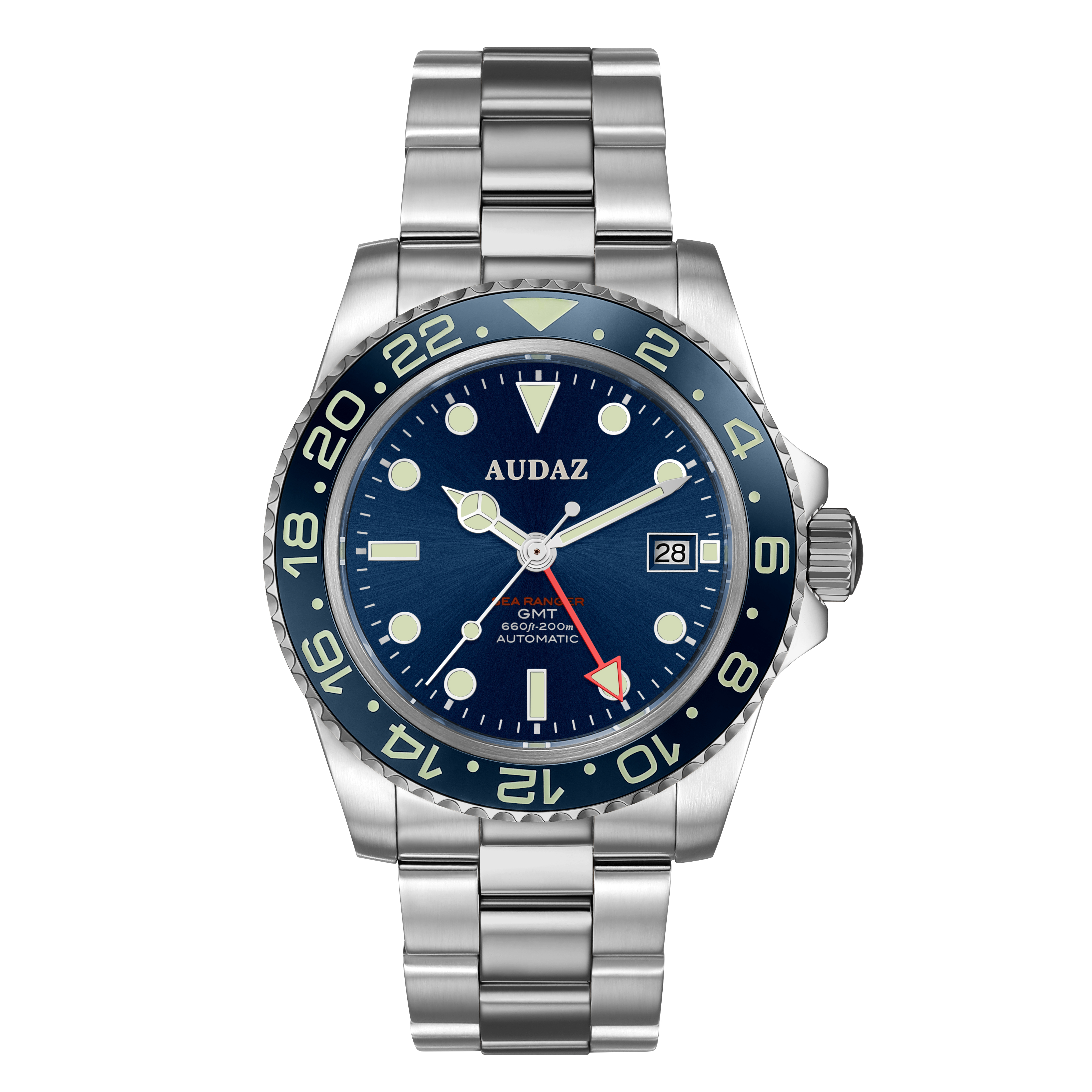Audaz Sea Ranger GMT Blue 42mm Automatic