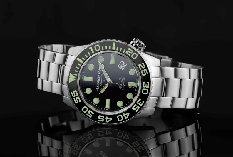 ARAGON Divemaster IV EVO Black Automatic 43mm