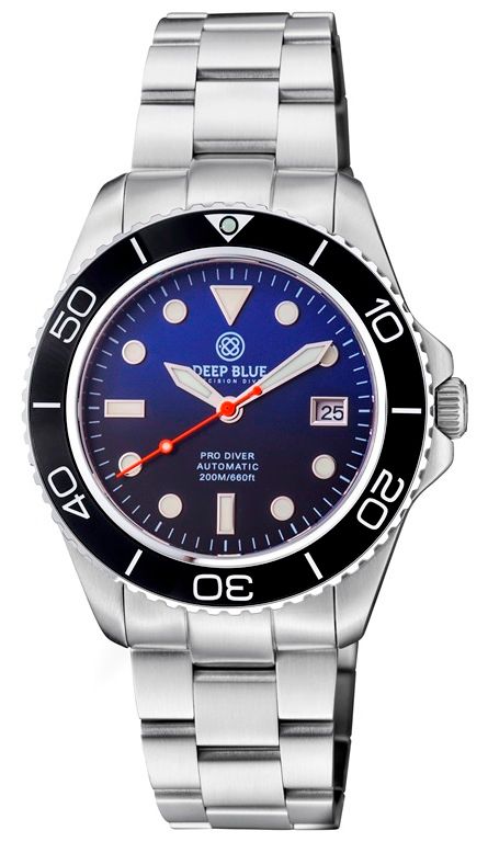 Deep Blue Pro Diver 200 Automatic Blue Gradient 42.5mm
