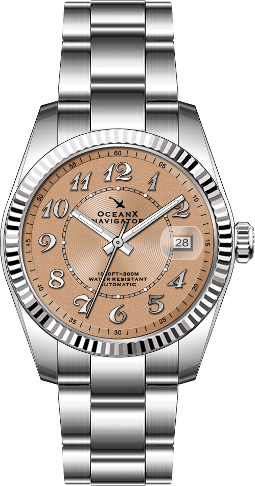 OceanX Navigator Salmon 39mm Automatic