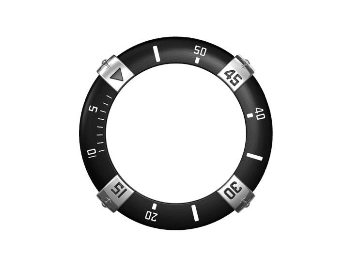 Navitec TCA-Edelstahl-Lünette