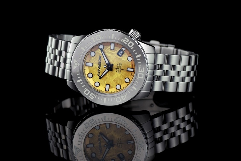 ARAGON EVO Meteorite Swiss Automatic Gold 45mm Limited Edition