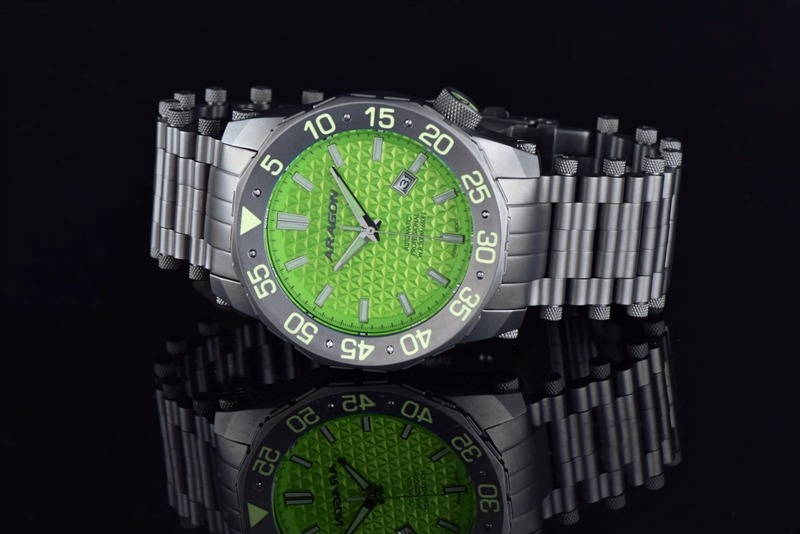ARAGON Sea Charger G2 NH35 Lime 50mm