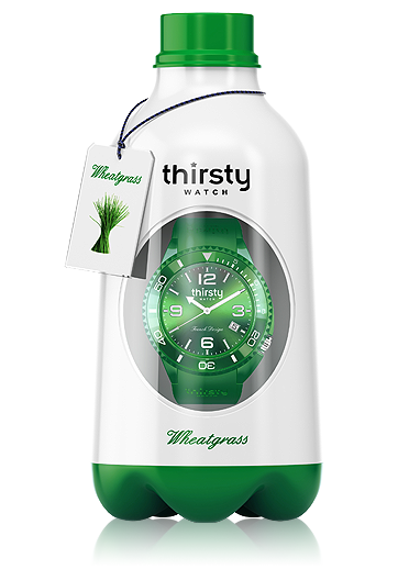 Thirsty Armbanduhr Silikon Wheatgrass