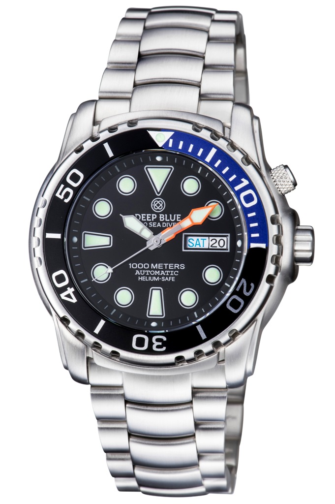 Deep Blue Sea Diver 1000m Black-Blue