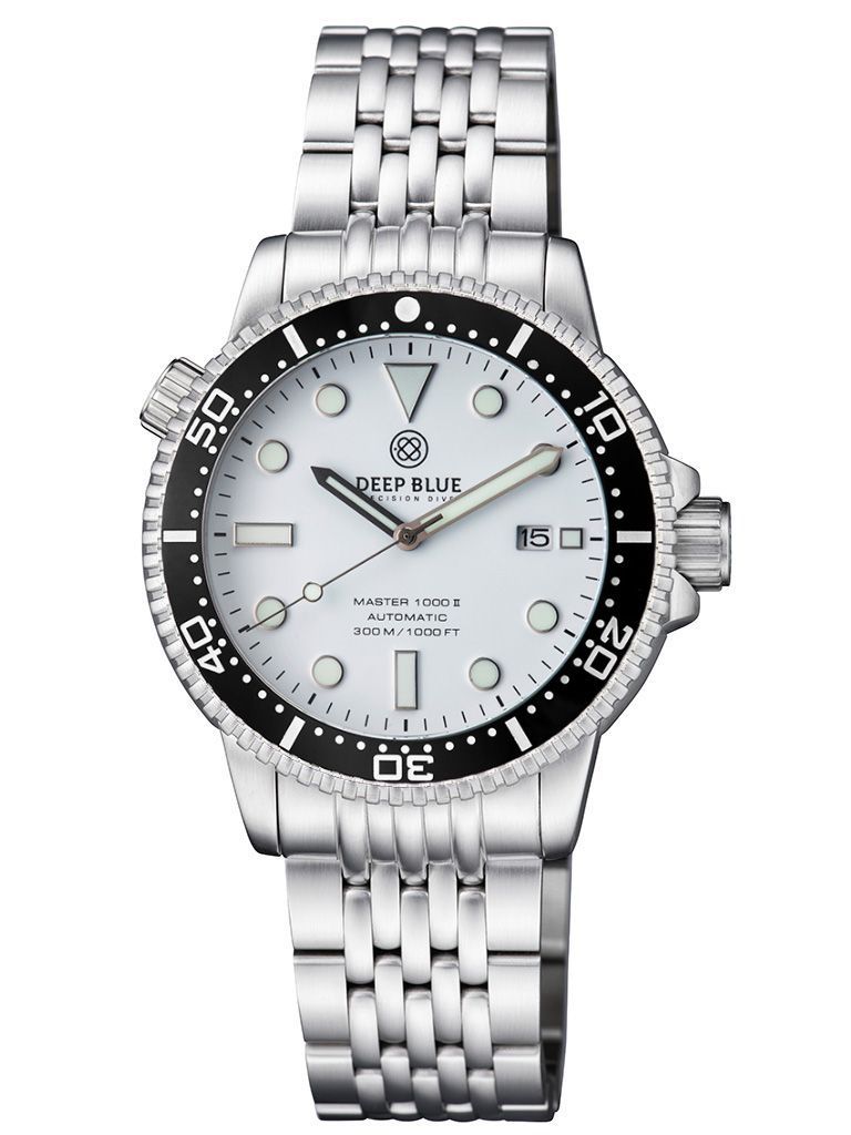 Deep Blue Master 1000 II White-Glossy Steel