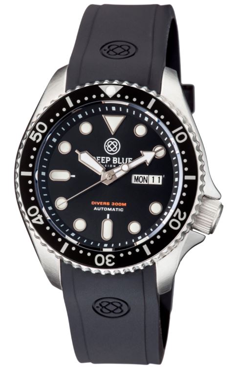 Deep Blue Military Diver 300 Automatic Black
