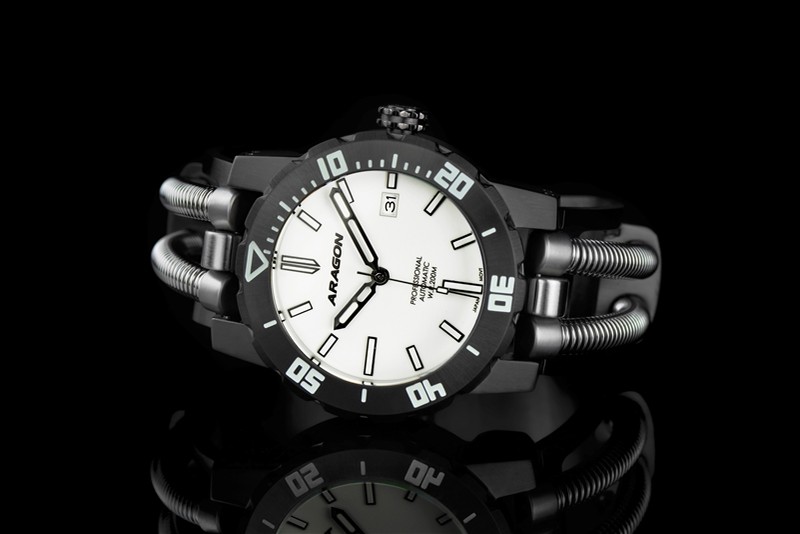 ARAGON Hydraumatic G9 NH35 Automatic White 44mm