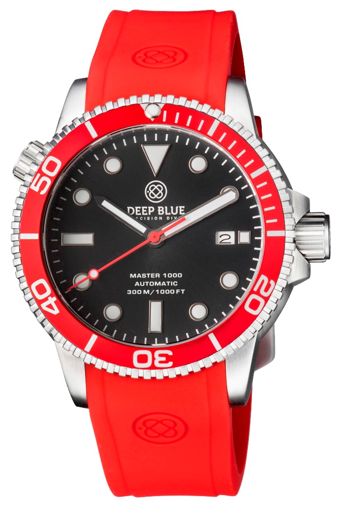 Deep Blue Master 1000 Black-Red-Red