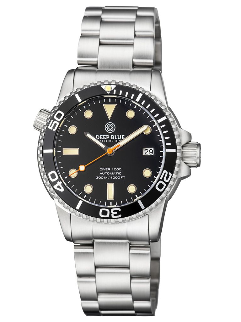 Deep Blue Master 1000 Black-Black-Vintage-II-Steel