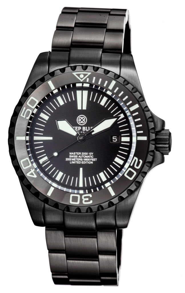 Deep Blue Master 2000m Black PVD Limited Edition