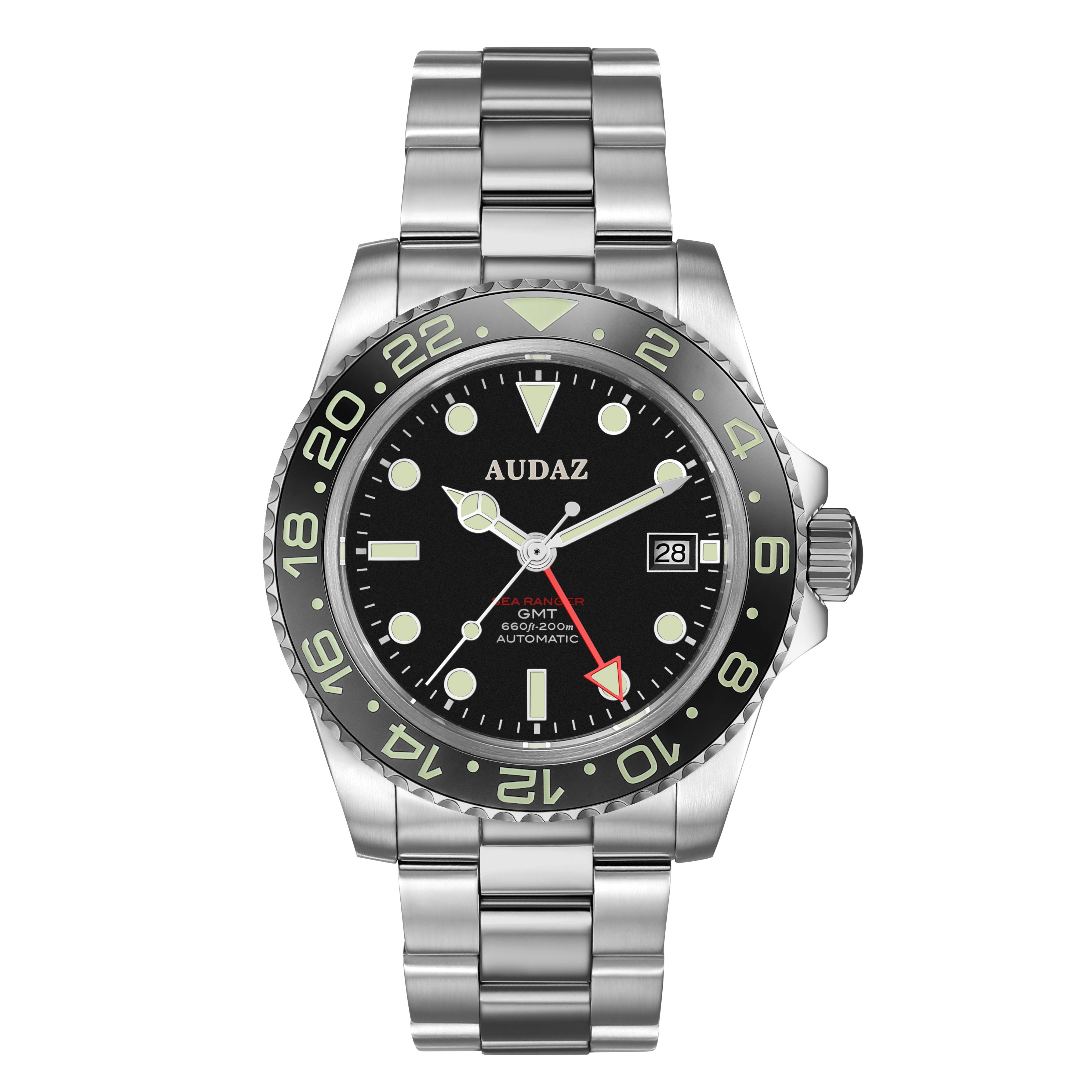 Audaz Sea Ranger GMT Black 42mm Automatic
