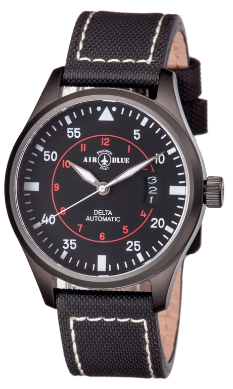 Air Blue Delta Automatic Black PVD 44mm