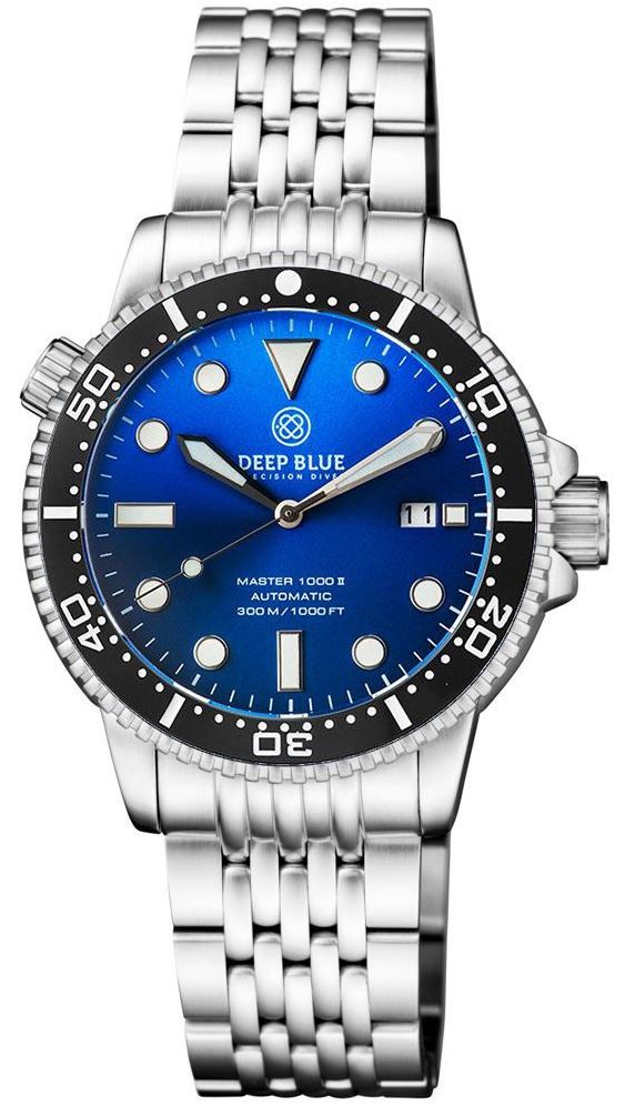 Deep Blue Master 1000 II Gradient Light Blue Matt Steel