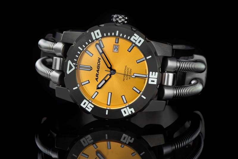 ARAGON Hydraumatic G9 NH35 Automatic Orange 50mm