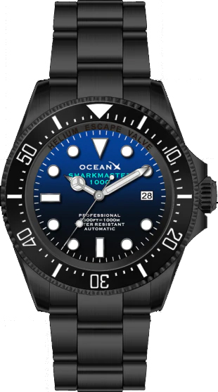 OceanX Sharkmaster 1000 Blue Black-IP Automatic