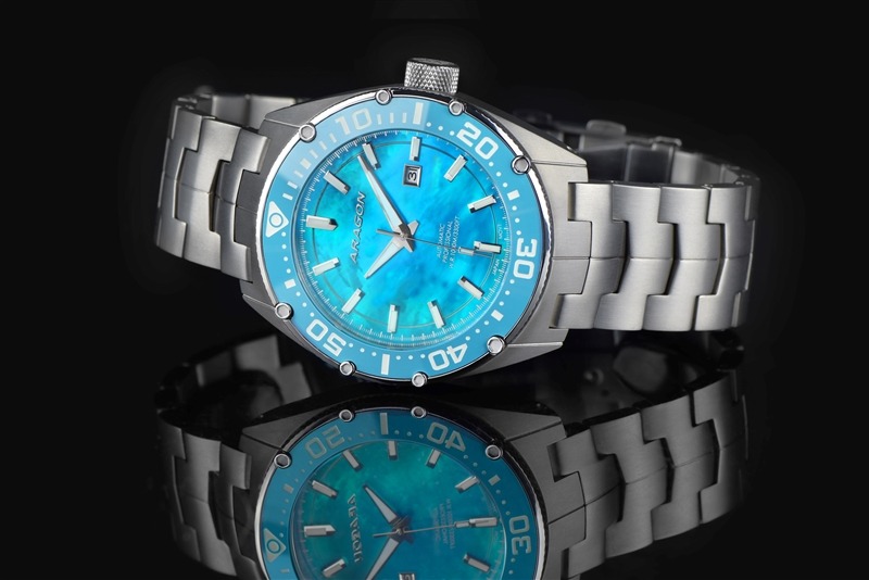 ARAGON Virtuoso Ti 9015 Blue MOP 50mm