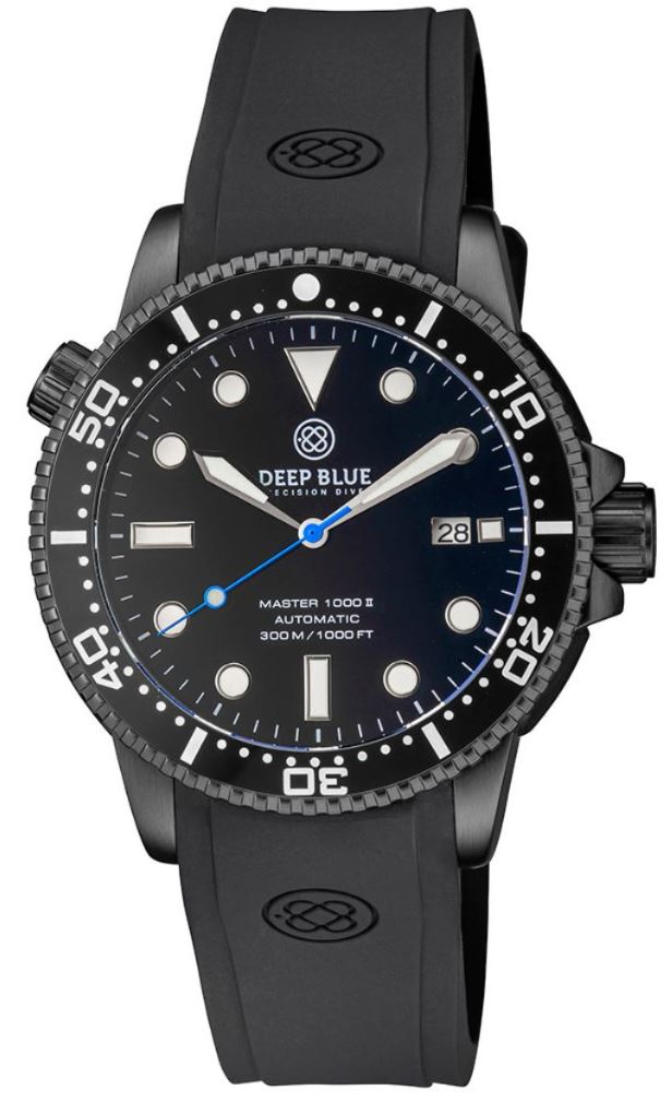 Deep Blue Master 1000 II Black-Blue PVD
