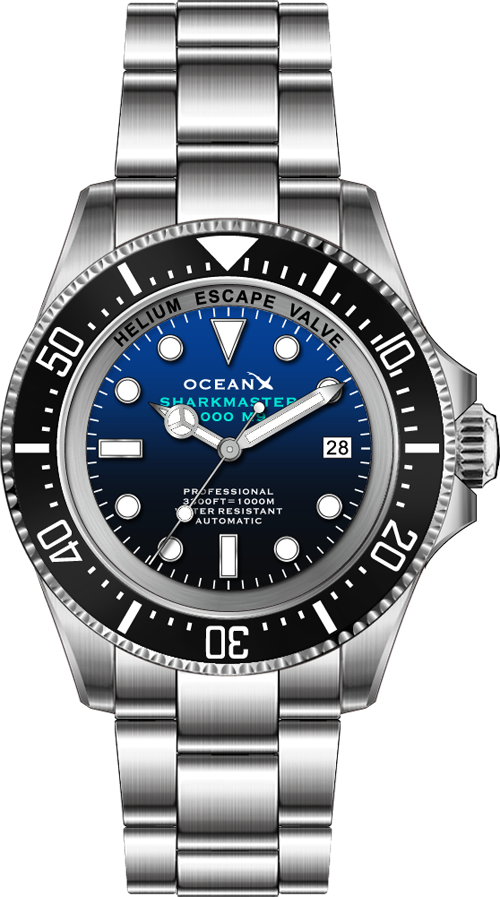 OceanX Sharkmaster 1000 M9 Blue-Black Gradient Automatic